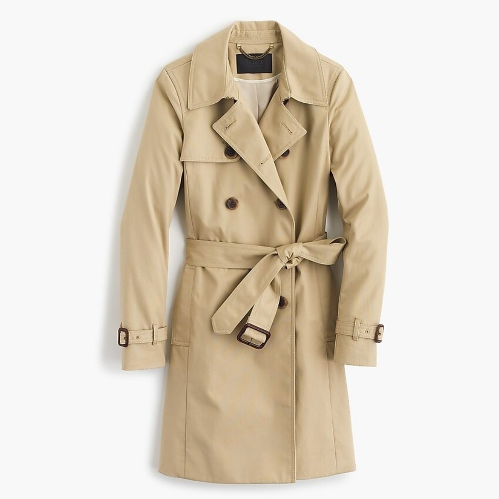Jcrew iconic trench coat (petite xxs)